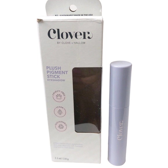Clover By Clove + Hallow New in Box Plush Pigment Stick Eyeshadow in Jaded 3.3ml - Picture 1 of 4